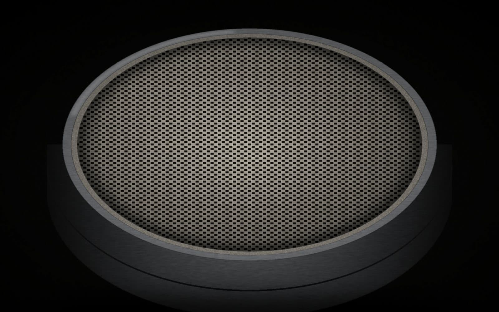 The same diesel particulate filter after cleaning, with clean open channels